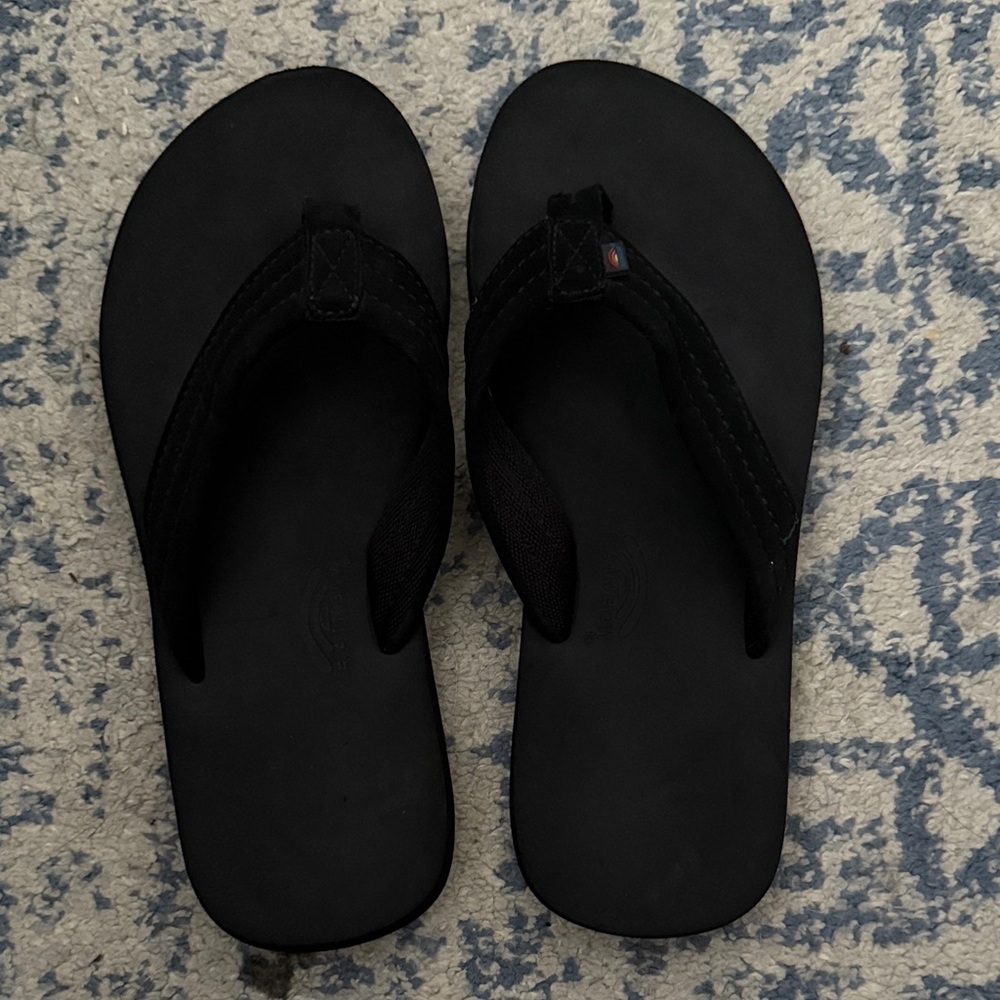Rainbow Black Kids Sandals